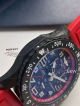 clone Breitling Endurance Pro Swiss Quartz black face red strap watch (3)_th.jpg